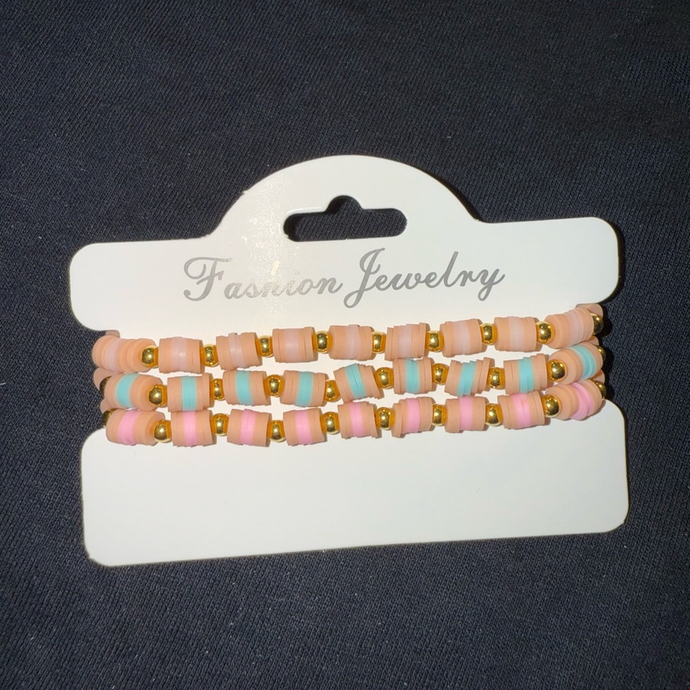 🌹 Chic Pastel Beaded Bracelet Set